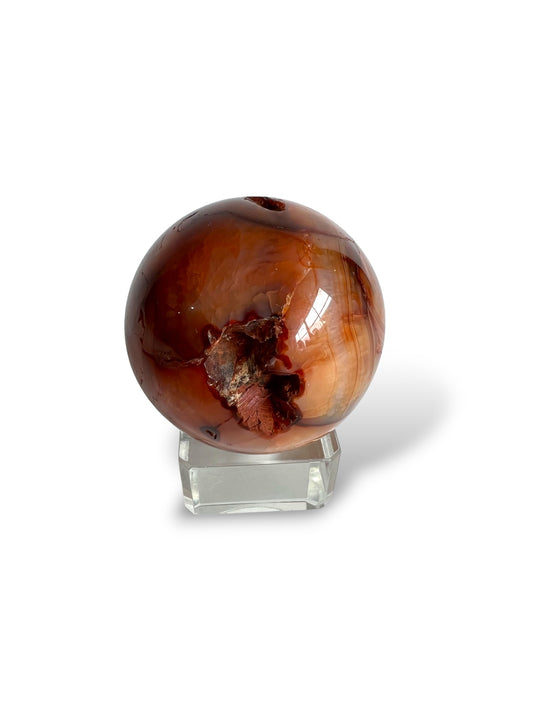 Carnelian sphere