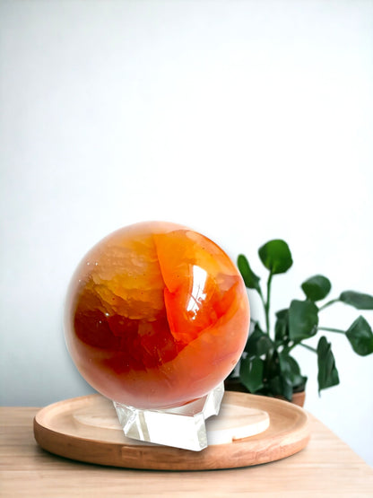 Carnelian sphere