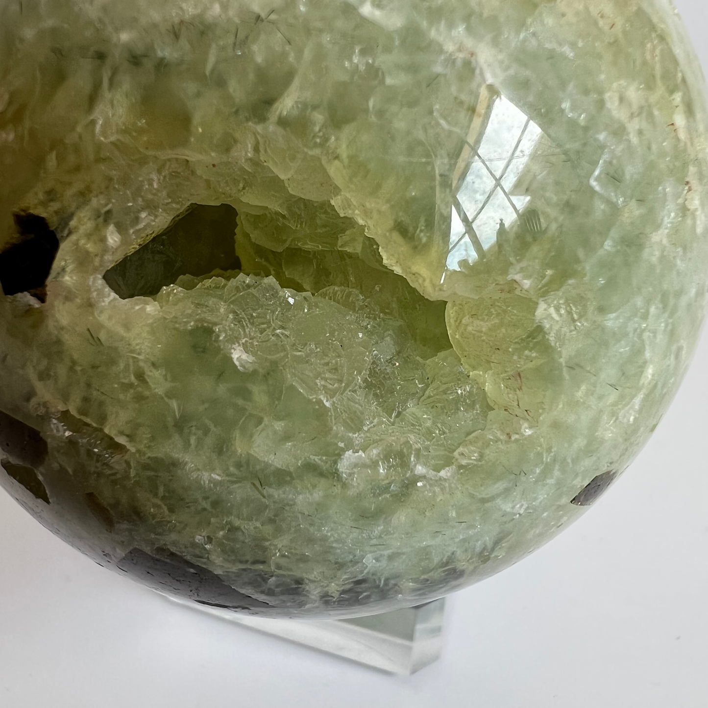 Prehnite sphere