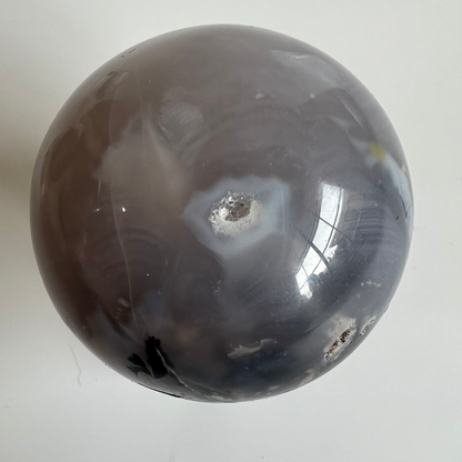 Dendritic agate sphere