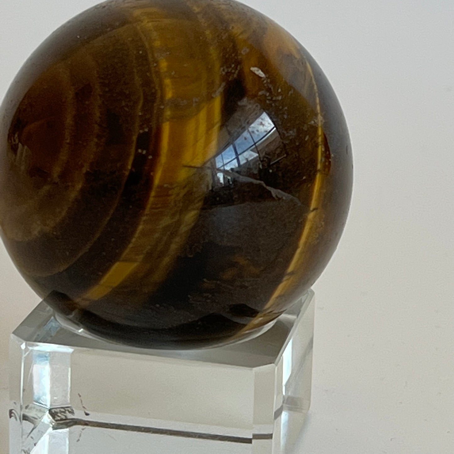 Tigers eye sphere