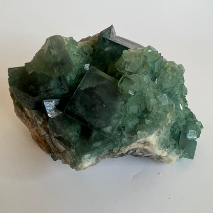 Green Fluorite cluster •Focus •Creativity •Balance •Growth •Healing