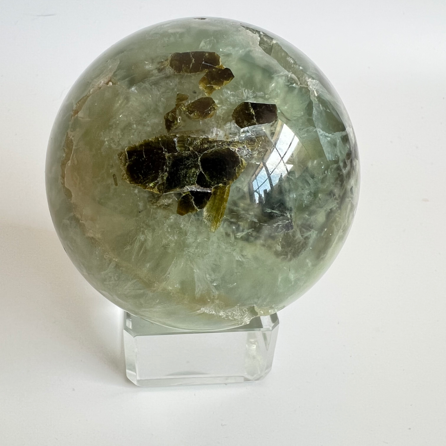 Prehnite sphere