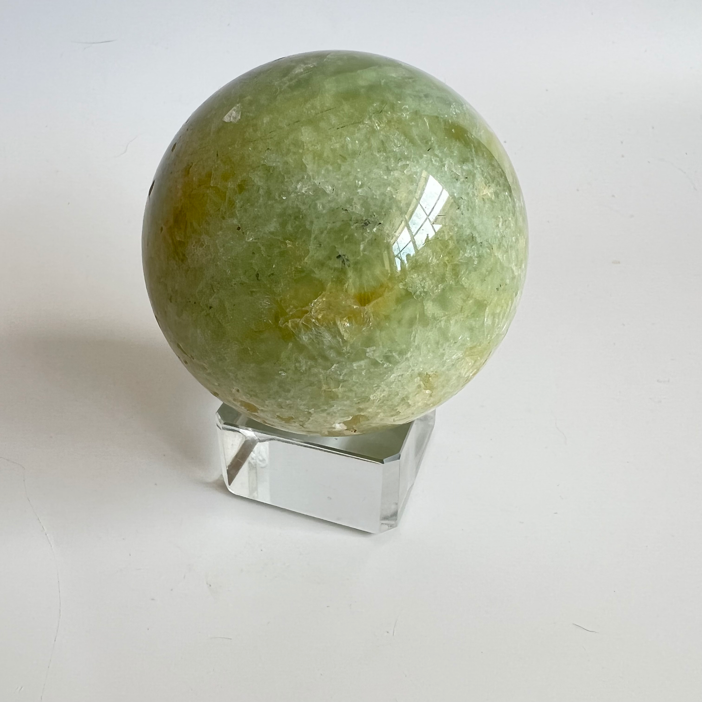 Prehnite sphere