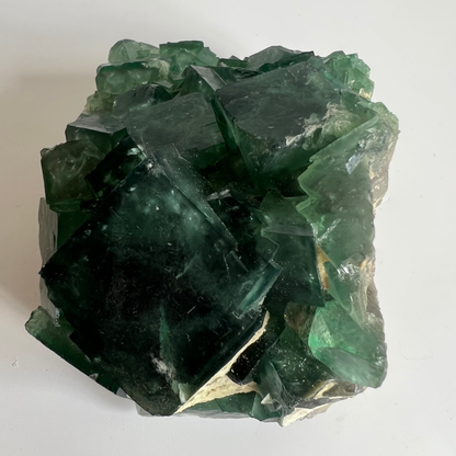 Green Fluorite cluster